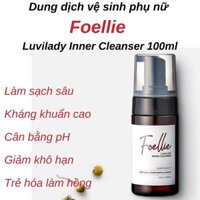 Dung dịch vệ sinh phụ nữ Foellie Luvilady Inner Cleanser 100ml