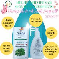 Dung dịch vệ sinh phụ nữ Sensup gell Trầu không giúp khử mùi hôi, làm sạch nhẹ nhàng ngăn ngừa sự phát triển vi khuẩn