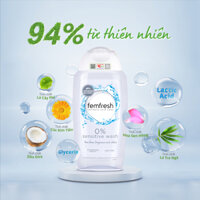 Dung dịch vệ sinh phụ nữ Femfresh 0% sensitive wash cho da nhạy cảm 250ML