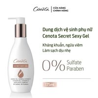 Dung dịch vệ sinh phụ nữ Cenota Secret Sexy Gel 175ml, giúp làm sạch dịu nhẹ, trẻ hóa