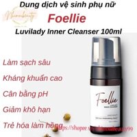 Dung dịch vệ sinh phụ nữ Foellie Luvilady Inner Cleanser 100ml