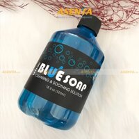 Dung dịch vệ sinh phun xăm Blue Soap 500ml, Dung dịch tạo bọt Bluesoap siêu đặc lau chùi mực vệ sinh da trước và sau xăm