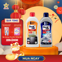 Dung dịch vệ sinh tẩy rửa inox, bồn rửa chén bát, tẩy dầu mỡ trên bếp DENKMIT 3 IN 1 Hàng nhập khẩu Đức