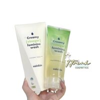 DUNG DỊCH VỆ SINH THUẦN CHAY SUISKIN CREAMY VINEGAR FEMININE WASH 200ML