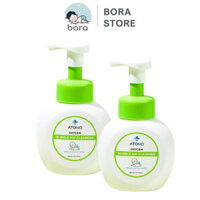 Dung dịch vệ sinh vùng kín và rửa mông Atono2 dạng bọt-300ml, dịu nhẹ, an toàn cho bé từ 3m+