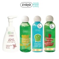 Dung Dịch Vệ Sinh Ziaja Intimate Wash Gel 200ml (Hoa Lan Chuông / Cúc La Mã / Vỏ Sồi / Bọt Thảo Dược) Intima
