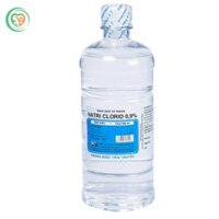 Dung dịch vô trùng Natri Clorid 0,9% Dược 3-2 rửa vết thương hở và kín, súc miệng (Chai 500ml)