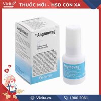Dung dịch xịt họng trị viêm họng, viêm amidan Anginovag | Chai 10ml