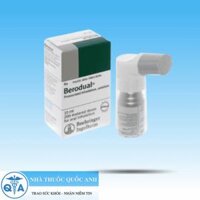 Dung dịch xịt khí dung Berodual trị tắc nghẽn phổi mãn tính (chai 200 liều xịt)