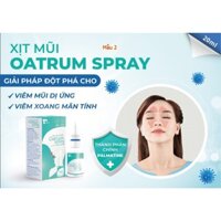 Dung Dịch Xịt Mũi Oatrum Spray và Spray Baby - Ngăn Ngừa Viêm Mũi, Viêm Xoang - Giúp Thông Thoáng Dễ Thở - 20ml