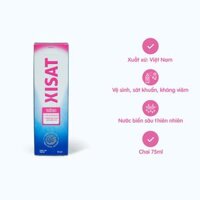 Dung dịch xịt mũi trẻ em XISAT (hồng) giúp vệ sinh mũi,ngừa sổ mũi, nghẹt mũi, viêm xoang (75ml)