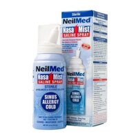 Dung Dịch Xịt Rửa Mũi Neilmed Nasamist Saline Spray Giúp Làm Sạch Mũi Xoang Một Cách Êm Dịu (Chai 75ml)