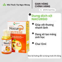 DUNG DỊCH XỊT TẠO MÀNG SINH HỌC NACURGO 12ml/100lan xịt