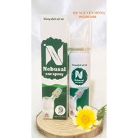 Dung dịch xịt vệ sinh tai Nebusal Ear Spray 50ml - Giúp làm sạch tai, an toàn cho bé