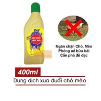 Dung Dịch Xua Đuổi Chó Mèo - Ngăn Chó Mèo Phóng Uế, Đi Vệ Sinh Bậy FAY REPELL 500ml