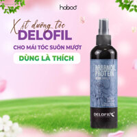 [DÙNG LÀ THÍCH] Xịt dưỡng tóc keratin collagen,giữ nếp tóc,phục hồi, dưỡng tóc uốn duỗi nhuộm - Delofil Hair Spray