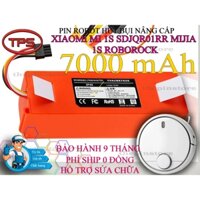 (DUNG LƯỢNG 7000 mAh ) PIN ROBOT HÚT BỤI NÂNG CẤP XIAOMI MI 1S SDJQR01RR MIJIA 1S ROBOROCK BẢO HÀNH 9 THÁNG