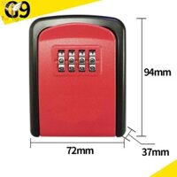 Dung lượng cao Lưu trữ chìa khóa treo tường Ox Key Hộp an toàn Khóa lưu trữ chìa khóa