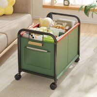 Dung Tích Lớn Đồ Chơi Hộp Bảo Quản Kệ Chống Bụi Phòng Khách Phòng Ngủ Xe Di Động Thảm Tập Yoga Ăn Nhẹ