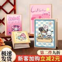 Dung Tích Lớn Hello Kitty Hoạt Hình Album Ảnh Sách Ghi Sách 11508.5cm 7 Bé Nhựa Niêm Phong Tăng Trưởng Kỷ Niệm Album 6UOU