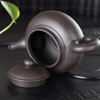 Dung Tích Lớn Yixing Cát Tím Ấm Trà Cầm Tay Ruyi Mỏ Nguyên Cinnabar Bùn Máy Làm Trà Xishi Ngang Nồi Hộ Gia Đình