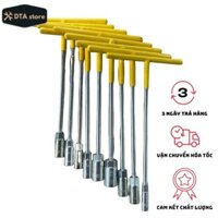 [Dùng trong gia đình] Combo 9 tay tuýp chữ T bao gồm 8, 10 11mm 12mm 13mm 14mm 16mm 17mm 19mm bằng thép bọc nhựa cao cấp