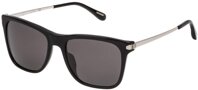 dunhill SDH005 700P Black/Silver SDH005 Black/Silver 700P 55 Square Sunglasse