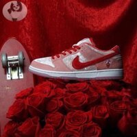 Dunk SB LOW X STRANGELOVE Ngày Lễ Tình Nhân Lông Tơ Màu Hồng CT2552-800 Nam Nữ ZZLS