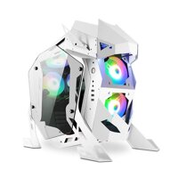 DunShan Computer Case Mainframe Expansion Case Slot Equipment Server Case Water Cooling Equipment Supports High-end Graphics Card Double-Sided 180°...