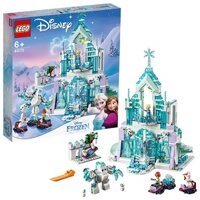 [Được cấp phép xác thực] Các khối Lego lâu đài băng ma thuật của Disney Frozen Aisha 43172