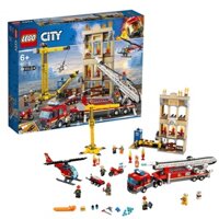 [Được cấp phép xác thực] LEGO City Series City Series City Fire Rescue Team 60216 Boy Toy