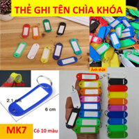 Được chọn màu 50MK7 móc khóa thẻ tên name tag Vòng đeo tay Thẻ chìa khóa Thẻ vali key tag tbb01