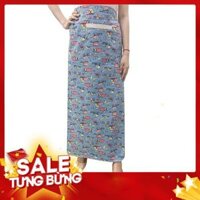 [được chọn mẫu] Váy chống nắng freesize kaki xẻ tà trước free size VKXT0061
