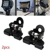 Được di chuyển > 2 Chiếc Thép Không Gỉ Đa Năng Ô Tô Tự Động Hood LED Work Light Mount Holders Kẹp Vỏ Động Cơ Đèn Gắn Kẹp Mới