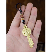 [Được giáo viên khuyên dùng] Móc khóa vàng Pixiu mới 2025, mặt dây chuyền Qian Dao Jia, ý nghĩa tốt, treo xe