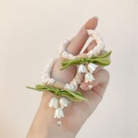 Được giới thiệu bởi chị gái tôi # [1249 Người Đã Thu Thập] Hoa Chuông Orchid Cô Dâu Kiểu Mới Dây Buộc Tóc Tiên Dành Cho Các Cô Gái, Dây Buộc Tóc Đa Năng Bán Chạy, Hoa Cổ Tay Nhóm Chị Em WS