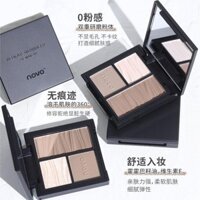 Được giới thiệu bởi chị gái tôi # Bảng phấn tạo khối đa năng NOVO, phấn tạo khối ba màu, phấn highlighter mặt, phấn highlighter túi mắt, phấn bóng bên, phấn mũi, phấn tạo khối tất cả trong một WS