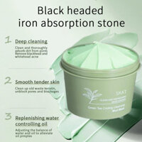 Được giới thiệu bởi chị gái tôi # Mặt nạ bùn làm sạch trà xanh SKAT Quanying 100g, dưỡng ẩm nhẹ nhàng, kiểm soát dầu, làm sạch sâu WS