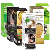 Được giới thiệu bởi chị gái tôi # Mặt nạ xé QIANSOTO, mặt nạ vàng ốc sên, dừa, bùn biển, lô hội, dưa chuột, mặt nạ đen MASKWS