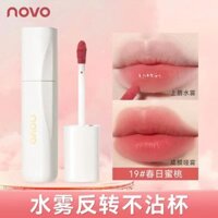 Được giới thiệu bởi chị gái tôi # Son môi NOVO Temptation Soft Mist không dính cốc, chống nước, lâu trôi, màu hồng sữa mơ tự nhiên, 5913ws