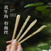 Được giới thiệu bởi chị gái tôi # Kẹp tóc sừng cừu đơn giản cao cấp phong cách Trung Quốc mới, phụ kiện tóc cổ điển Hanfu, WS chính hãng