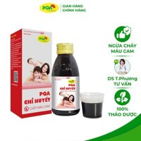 [Dược phẩm PQA] Chỉ huyết PQA dùng cho người bị huyết nhiệt, chảy máu cam, đi ngoài ra máu, ho ra máu