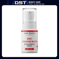 [Dược Sĩ Tiến] ACNECEUTICS ZINC + DRAGON BLOOD Serum Kẽm Huyết Rồng Giảm Viêm, Kiềm Dầu và Ngăn Ngừa Mụn (30g)