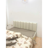 Được tặng keo 3M siêu dính - Bộ ốp đầu giường bọc da kích thước 1m8 cao 30 dày 3.5cm