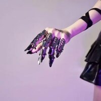 Duohao Cosplay móng vuốt rồng nhẫn đeo khớp Gothic cổ điển Nhẫn Punk