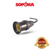 Đuôi đèn chịu mưa SOPOKA ĐCM-3,4 chống thấm, an toàn - Đen