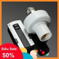 Đuôi đèn 💓SALE💓 Đuôi đèn E27 điều khiển từ xab thông minh, điều khiển bật tắt bóng đèn từ xa cao cấp 5976