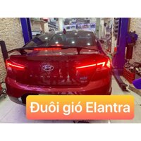 Đuôi gió Hyundai Elantra 2012-2021 dáng thể thao,có đèn, Mộc, duoi gio the thao