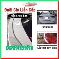 Đuôi gió sau xe liền cốp City 2021-2023 hàng mộc chưa sơn