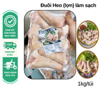 ĐUÔI LỢN ( HEO) CẮT KHÚC , 1kg/khay, giao hỏa tốc HN